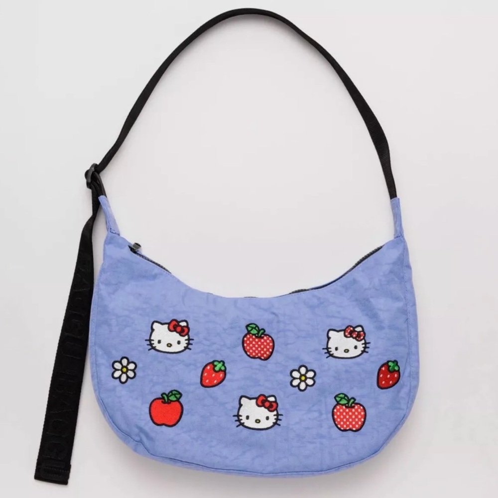BAGGU Hello Kitty embroidered medium crescent bag